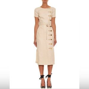 Altuzarra Kyoto rope closure linen dress